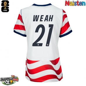 Yhdysvallat Timothy Weah #21 Kotipaita Naisten MM-kisat 2026 Lyhythihainen